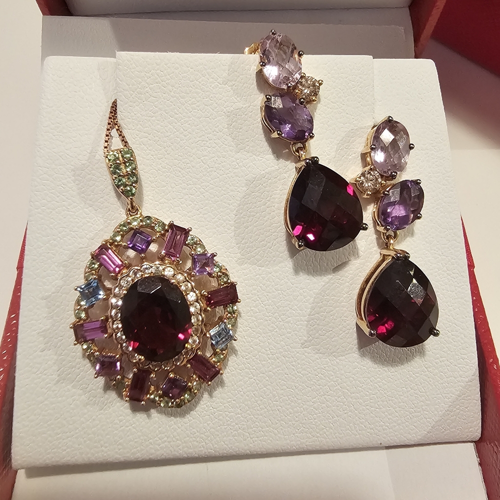 Combined listing's Le Vian Pendant and Earings